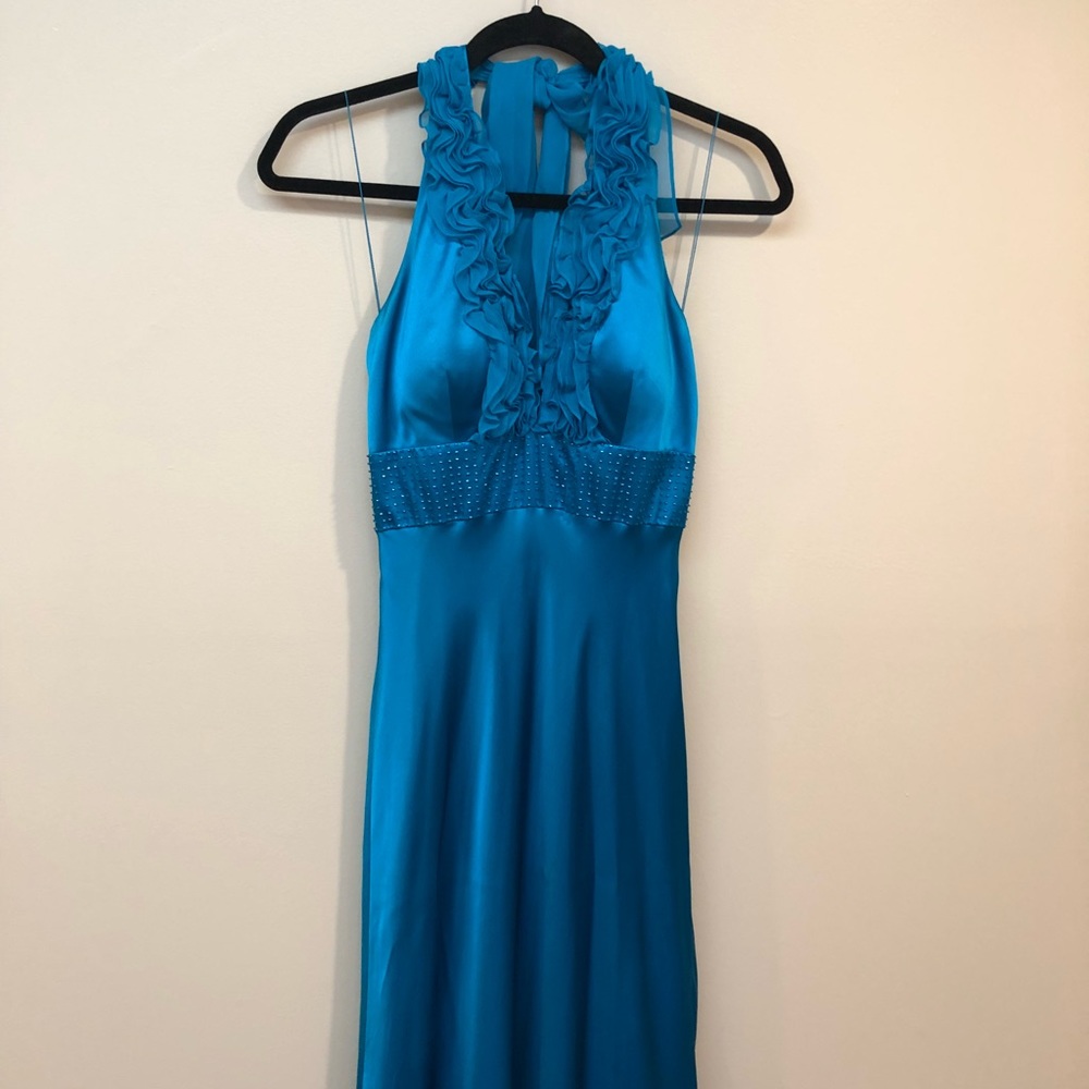 NWT Blue Cache Long Dress Size 4
